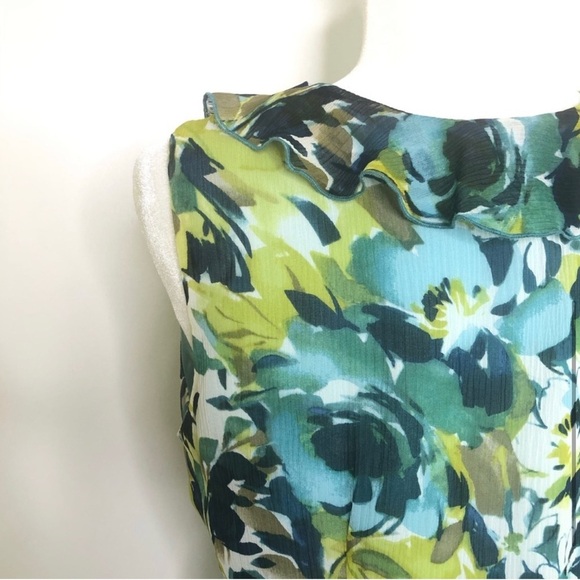 Pendleton Floral Dress - Blue and Green - Picture 5 of 9